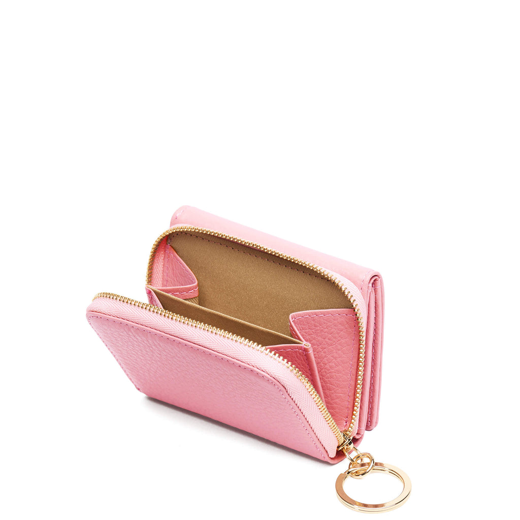 Mini Zip Around Wallet - Sweet Pink