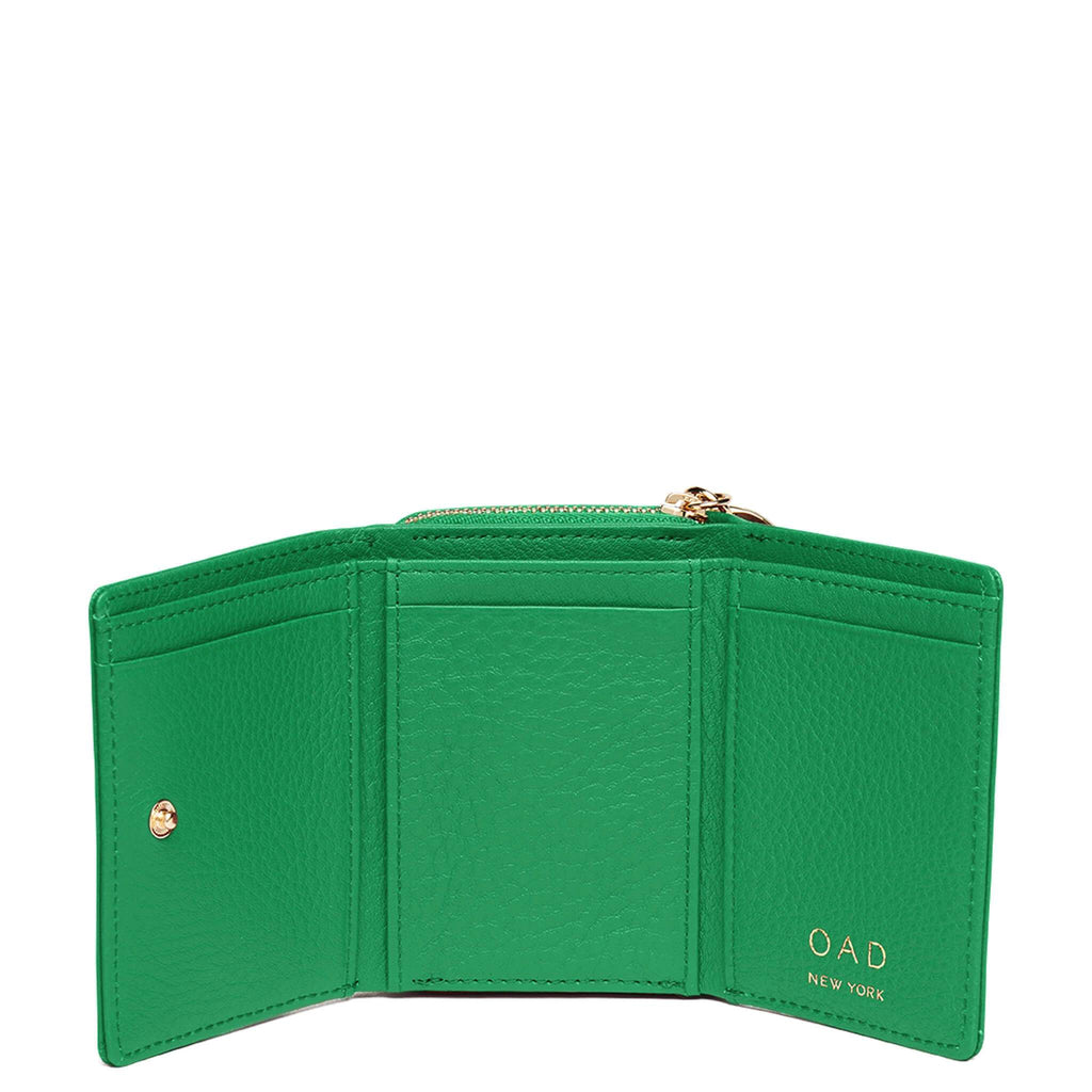 Mini Zip Around Wallet - Morning Green - OAD NEW YORK