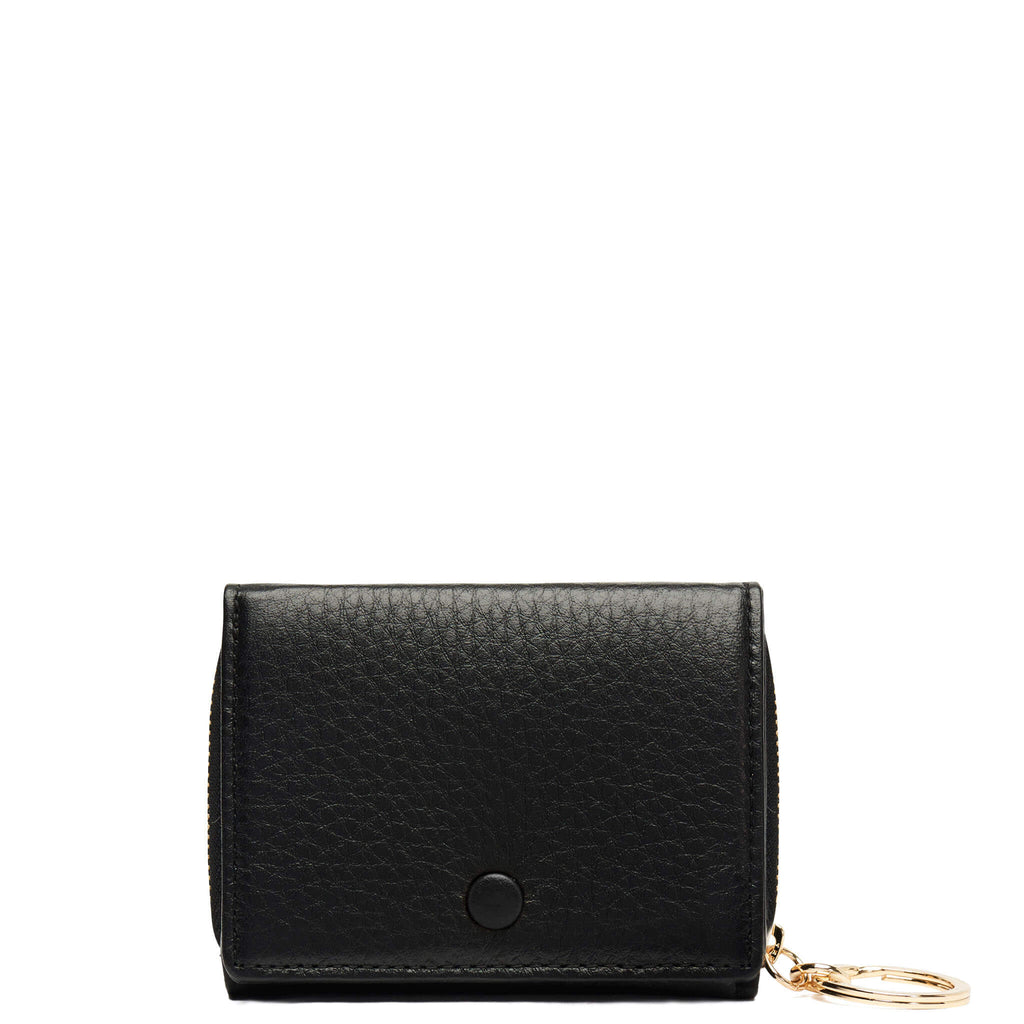 Mini Zip Around Wallet - True Black - OAD NEW YORK